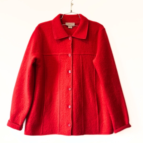 TanJay Lightweight Jacket Red Size L - Picture 1 of 6